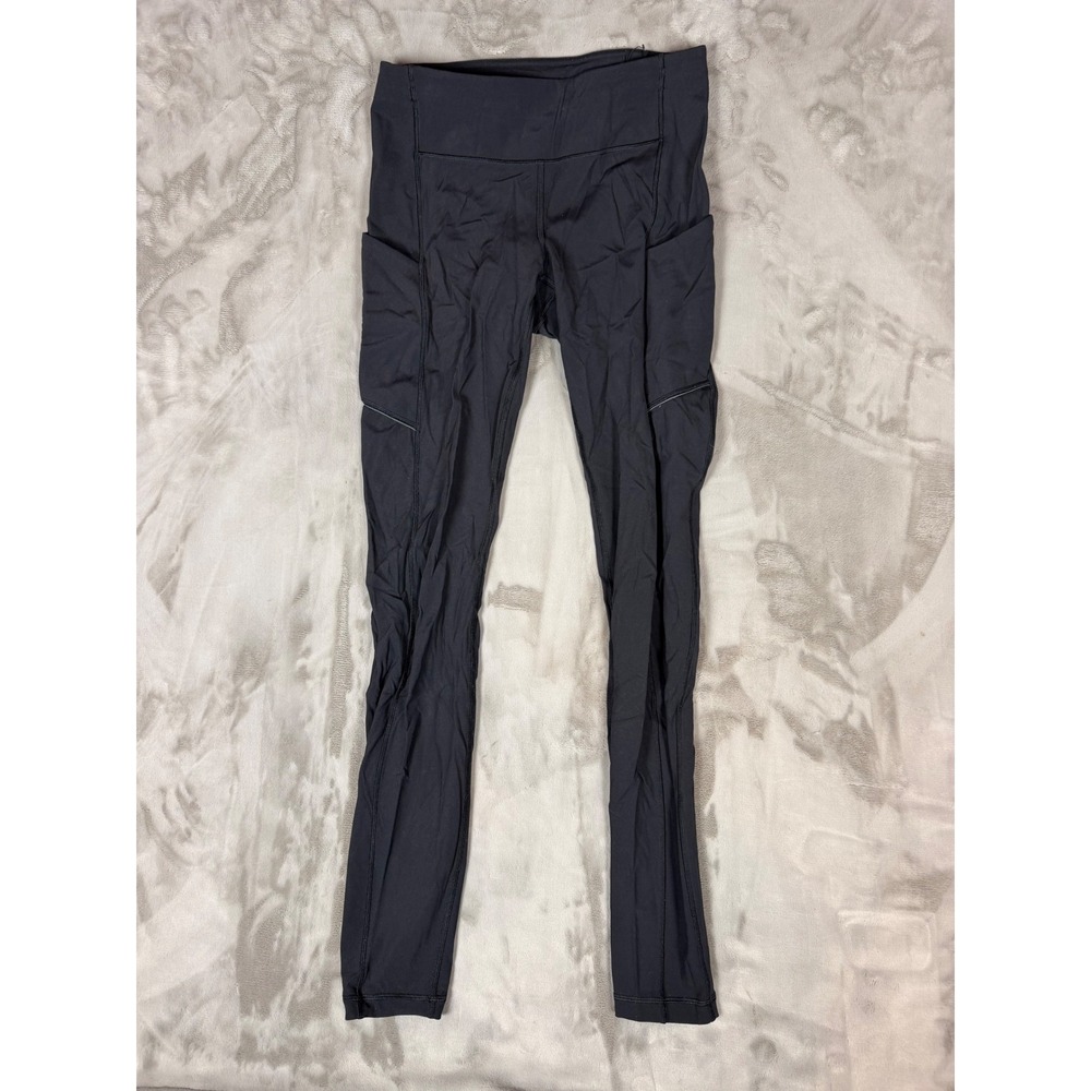 Lululemon Speed Up Tight 28 Full Length Black Luxtreme Running Leggings Size 4